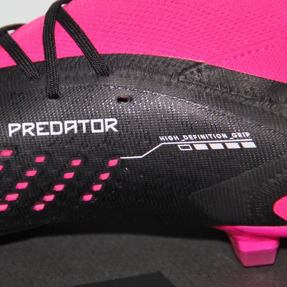 Adidas Predator Accuracy .1 FG Soccer Cleats Mens 5.5-8.5 Black Pink White - Picture 4 of 7